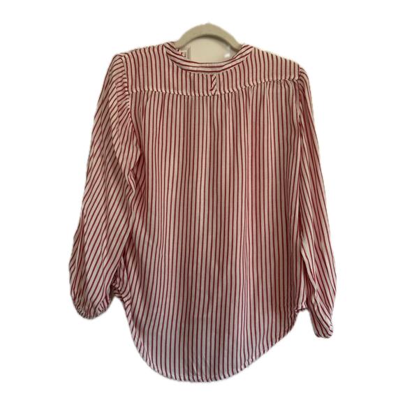 Tommy Hilfiger Red and White Striped Blouse, size Small - Picture 2 of 7